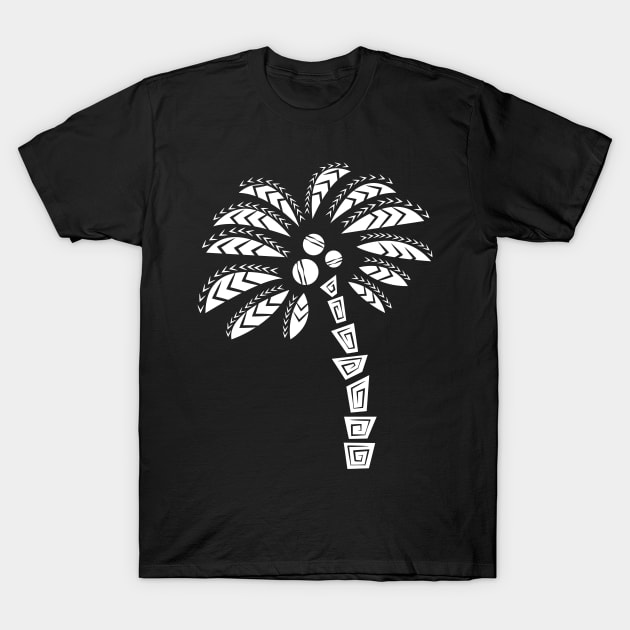 Hawaii style palm tree T-Shirt by JDP Designs